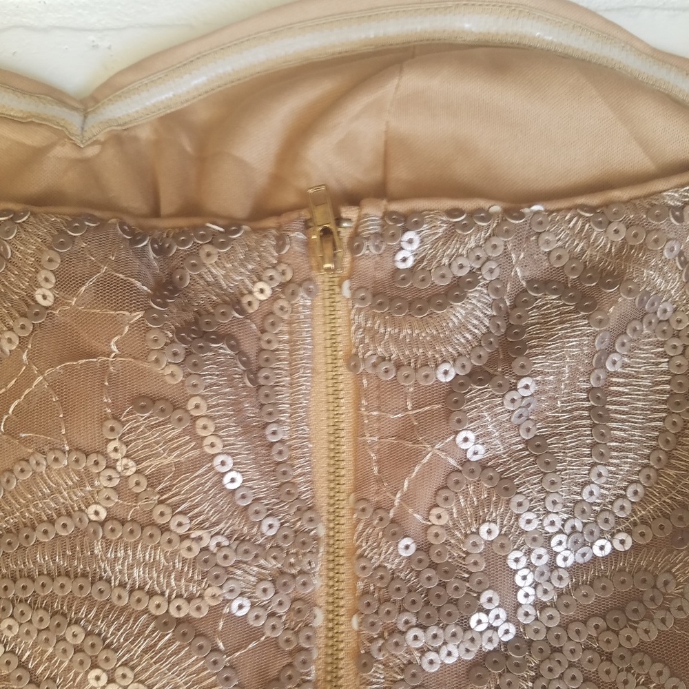 Ya Los Angeles Sequin Strapless Party Dress - Picture 6 of 8
